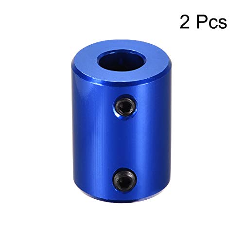 uxcell 8mm to 10mm Bore Rigid Coupling Set Screw Dark Blue 4pcs - size: 8mm to 10m