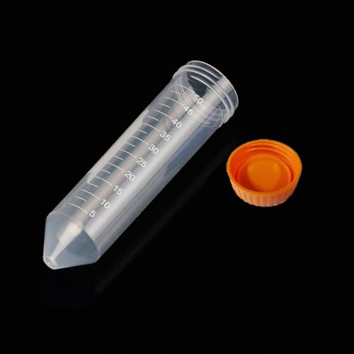 15mL Plastic Centrifuge Tubes 25 Pack, Graduated Conical Bottom