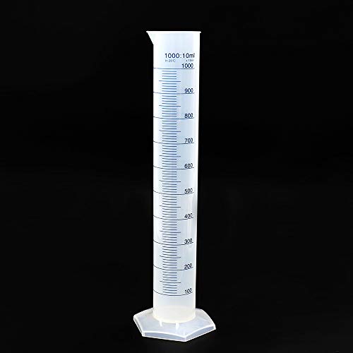 2pcs Plastic Autoclavable Graduated Cylinders, 500ml 1000ml, LVF004 - color: cylinder set