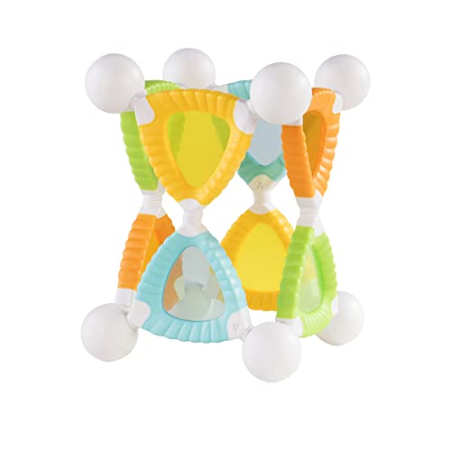 Guidecraft Grippies Windows - 16 Piece Set, Stem Soft Grip Magnetic Building Toy for Toddlers - style: Windows - 16 pc. set