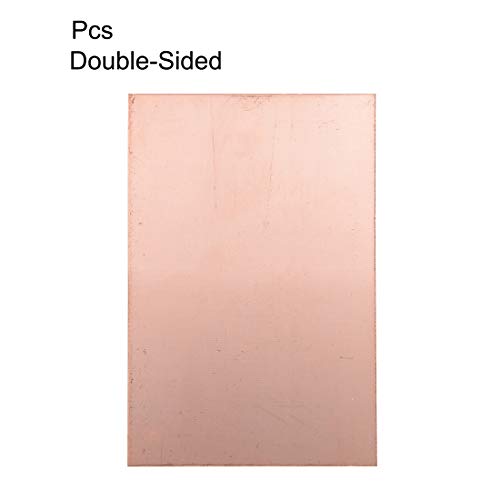 uxcell Double-Sided Copper Clad Laminate PCB Circuit Board, FR4 180x120mm 7.09x4.72 inch, 1.5mm Thickness DIY Prototyping PCB Board, Name Board - size: 180mmx120mmx1.5mm