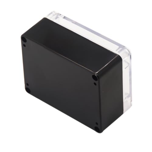 Project Box IP65 Waterproof Junction Box ABS Plastic Black Electrical Boxes DIY Electronic Project Case Power Enclosure Clear Cover 4.53"x3.54"x2.17" - color: Clear, size: 4.53"x3.54"x2.17"
