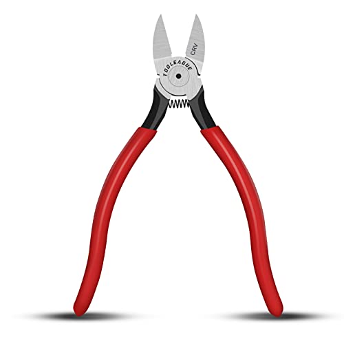 TOOLEAGUE Wire Flush Cutters, 7-Inch Side Cutter Clippers