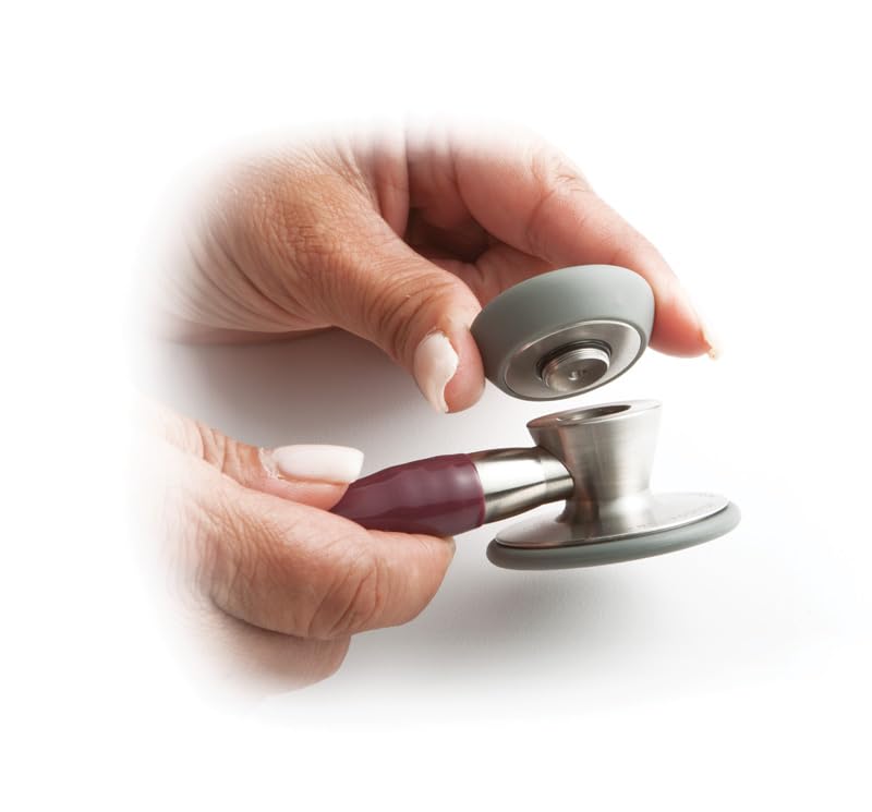 ADC Adscope 601 Convertible Cardiology Stethoscope, AFD Tunable Technology - color: Metallic Caribbean