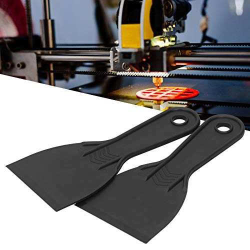 2Pcs 3D Printer Spatula Resin Removal Scraper Plastic Spatula for 3D Printing Air Bubble Remover