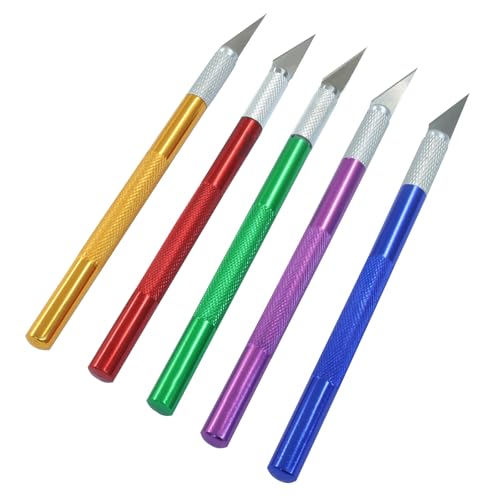 20 Pack Craft Knife Set, Multicolor