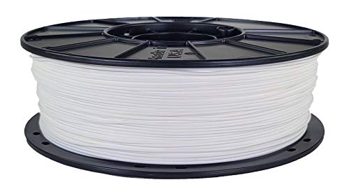 3D Fuel Standard PLA+ 3D, 4 kg 1.75 mm Spool (8.8 lbs) in Snow White - color: Snow White 4 Kg, size: 4 kg