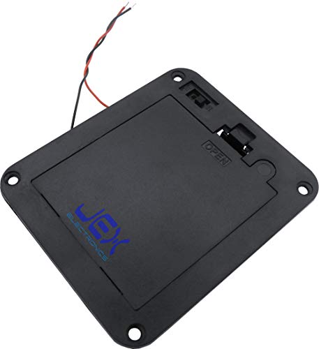 Four/4X AA Panel Mount DIY Battery Holder Case Box 6V with Power Switch & Wire