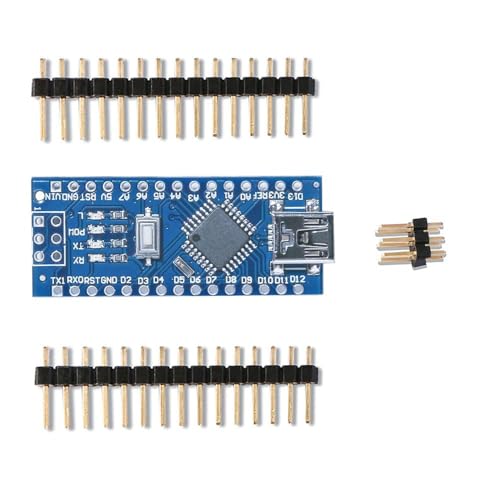 ELEGOO Nano Boards V3.0, ATmega328P CH340, 3-Pack, Compatible with Arduino - size: 3 Pcs Unsoldered Nano without cable