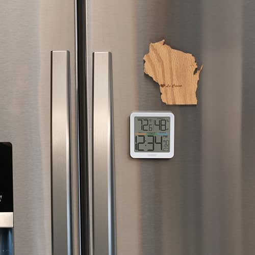 La Crosse Technology 302-1408-TBP Indoor Comfort Meter with Time & Date