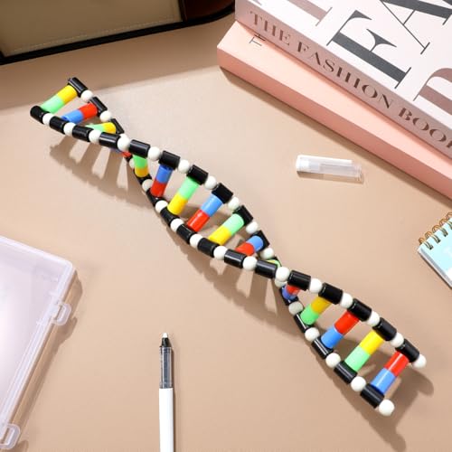 ibasenice DNA Model Double Helix Model Molecular Kit for Science Class Removable Biology Teaching Aid for Classroom Display Genetics Lessons Student Learning Science Education Toys