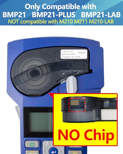Weemay Vinyl Label Compatible for Brady 3/4" M21-750-595 Label 4 Pack - size: 4 Pack-0.75 Inch