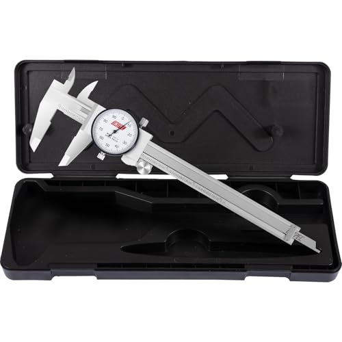 6 inch Dial Caliper, 0.001" Resolution - size: 0-6"