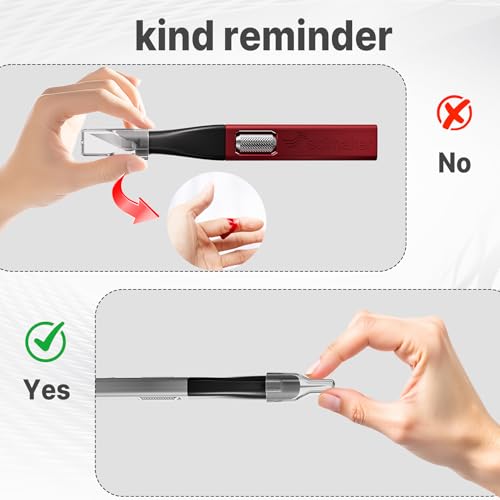 Precision Craft Knife, #11 Blade Storage, 3-Pack Red - color: Red*3pcs