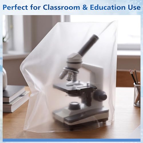 Wonderjune 2 Pack Thick Plastic Microscope Dust Cover
