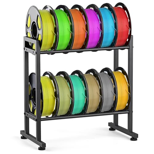 MAYJOY Desktop 3D Printer Filament Storage Rack+3D Printer Extruder Clog Remover Tool