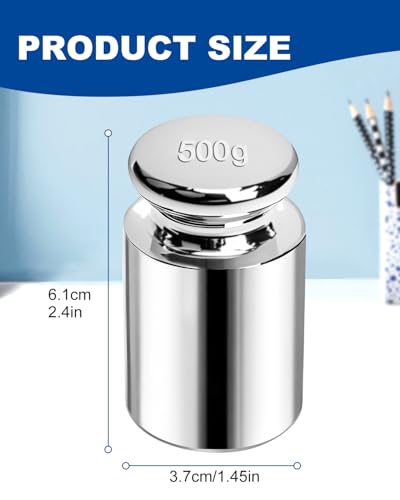 UCEC Calibration Weights for Digital Scale, 500g Gram Weights - size: 500g