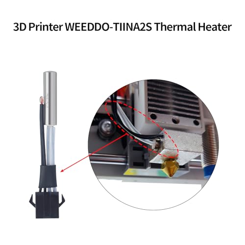 FYSETC 3D Printer Accessories for Tina2S Replacement: Thermistor Temperature Sensor Heating Ceramic 12V 30W Kit Directly Drop in Stock for Fixing