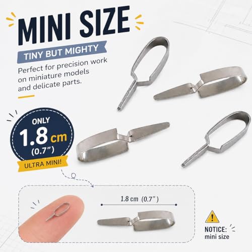 metal Stainless steel mini clamps for miniature projects model work miniature tools small crafts