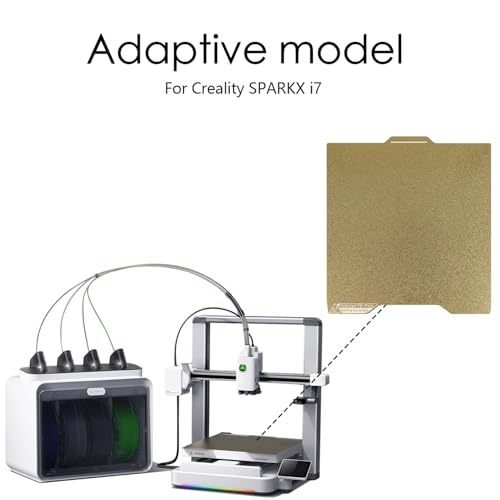 SPARKX i7 Build Plate 301x267MM Double Sided Textured Board Gold Heated Bed - color: Gold, size: For SPARKX i7