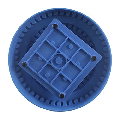 Rotary Bur Holder, 116 Hole Burr Storage Box for Rotary Bits (Blue) - color: Blue