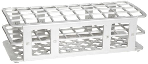 Heathrow Scientific HEA243077W Fold and Snap Rack for 17mm Tubes, White - size: 17mm, style: White