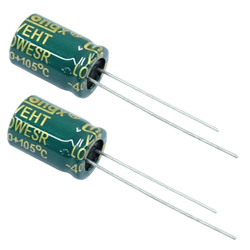 Hordion 20PCS 25V 470UF Electrolytic Capacitor, 0.31x0.47in High Frequency - style: 25V 470UF