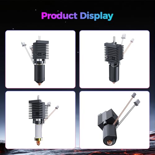 Creality Official K2 Pro Ceramic Heating Block Hotend Kit, Unicorn Quick Swap Nozzle Kit, 300°C High Temperature Resistant, Original All-Metal Integrated Kit for Creality K2 Pro Combo 3D Printer - style: K2 Pro