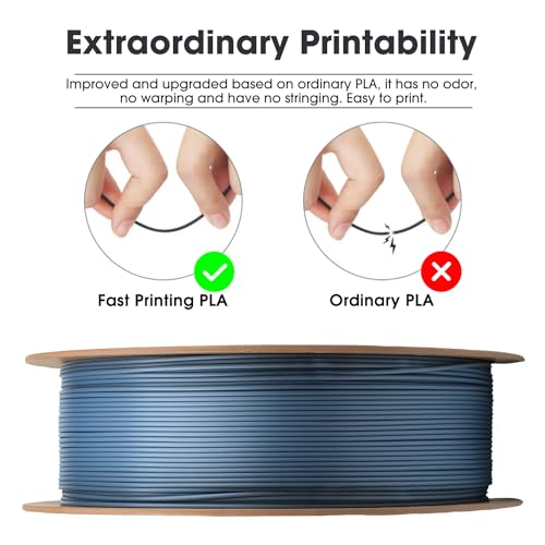 eSUN PLA Basic Filament 1.75mm 3D Printer Filament 1KG Light Grey - color: Light Grey, size: 1KG