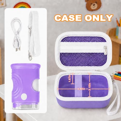 ANKHOH Handheld Microscope Case for Edubini for BEBANG for BMDSAE,Purple - color: Purple