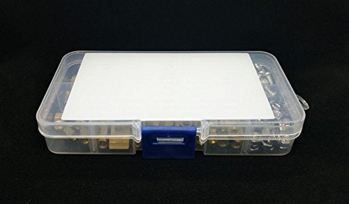 160pcs M4 Male-Female Brass Hex Spacer Standoff/Screw Nut Assortment Kit - size: M4
