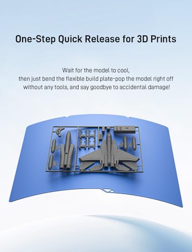 Low-Temp Build Plate 264x276mm, Double-Sided Frosted Cold Spring Steel Plate - size: 264x276mm