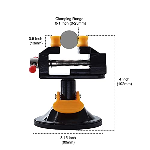 Universal Mini Table Vise Clamp 360° Suction Vice Clamp Drill Press Vise