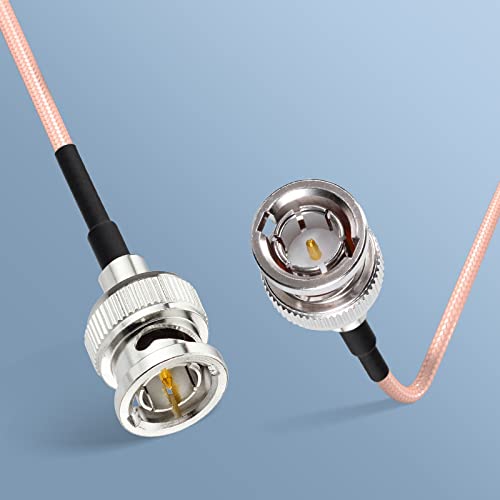 BINGFU 3G HD SDI BNC to BNC Cable Converter RG179 75 Ohm Coaxial Cable 1m 3 feet 2-Pack for 4K 1080P 3G HD SDI Camera Monitor Video Recorder Security Camera