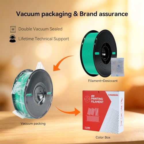 Kingroon Green PLA Plus Filament 1.75mm 1kg - color: 1kg Green, size: PLA Plus