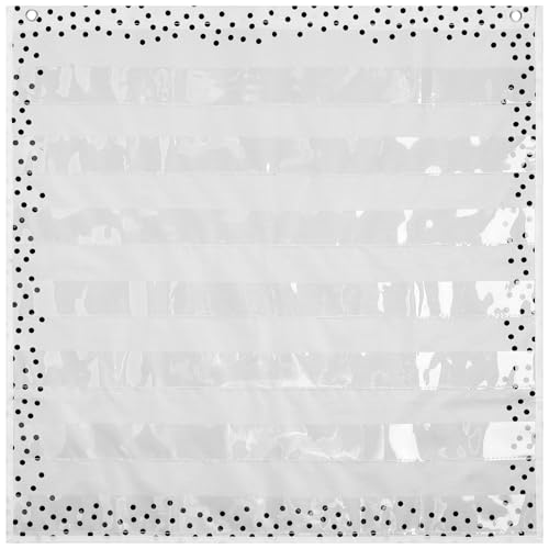 Motimind Standard 7 Pocket Chart for Classroom Teacher, Boho - style: Boho