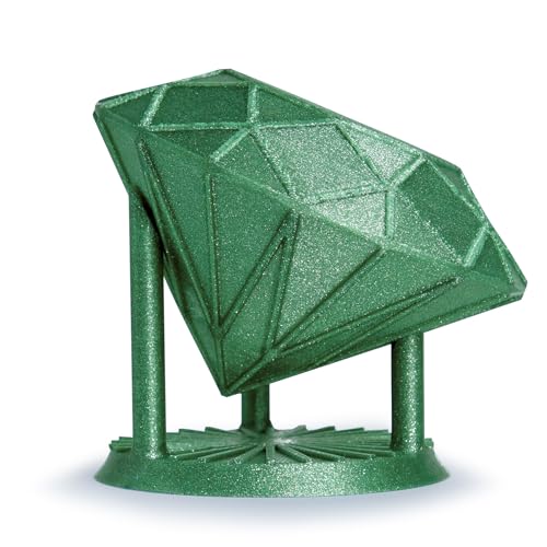 ZIRO 3D Printer Filament, 1.75mm Glitter Sparkle PLA, 1KG Diamond Green - color: Diamond-green