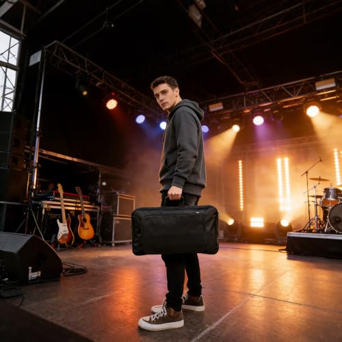 Guitar Effects Pedal Bag,Oxford Gig Case for Micro Controllers DJ Gear