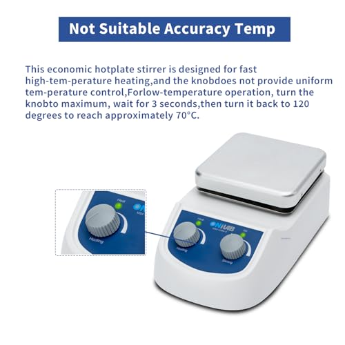 ONiLAB Magnetic Hotplate Stirrer, 380℃ Heating, 2000RPM, 5L - style: with stand