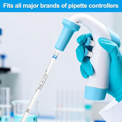 5ml Serological Pipettes,Polystyrene Plastic Serological Pipettes - Individually Packaged, Pack of 50 - size: 5ml-50pcs