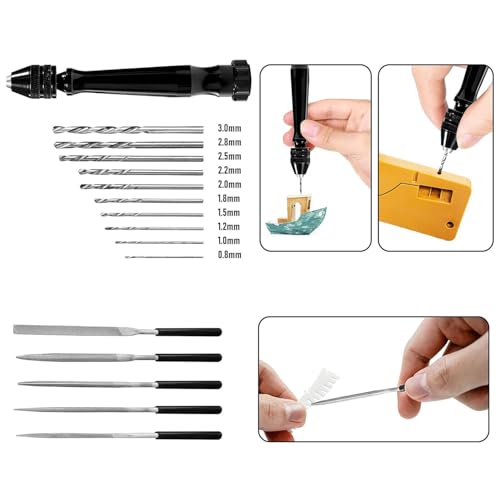 3D Printer Cleaning Tool Kit 3D Nozzle Cleaning Kit for Bambu Tools 3D Tool Kit Deburring Tool Needle to Clean Nozzle Scraper Wire Cutter, Drill, Scraper for Remove, Finishing, Craving, Drilling