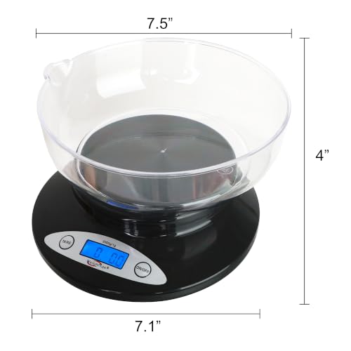 Weighmax Electronic Kitchen Scale - Weighmax 2810-2KG black - size: 2KG