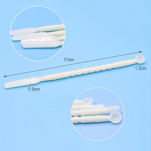 10 Pcs Dental Disposable Spatulas,Plastic Mixing Spatula