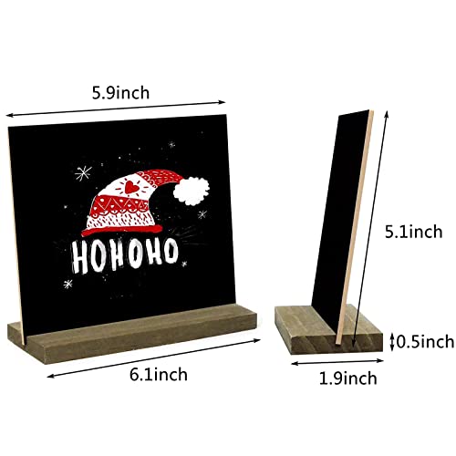12 Pack Mini Chalkboard Sign, Small Chalkboard Sign for Food, 5x6 Inch