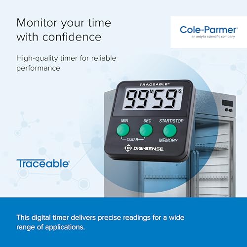 Traceable Digital Count Down Timer with Calibration; 99min/59s