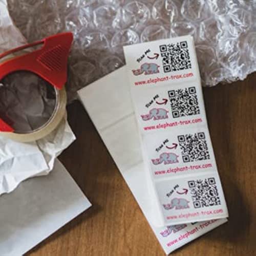 QR Code Labels for Storage Bins – 40 Smart QR Code Stickers, Scannable QR Labels for Tote Bins, Moving Box Labels, Home Organization, Packing Supplies & Inventory Tracking