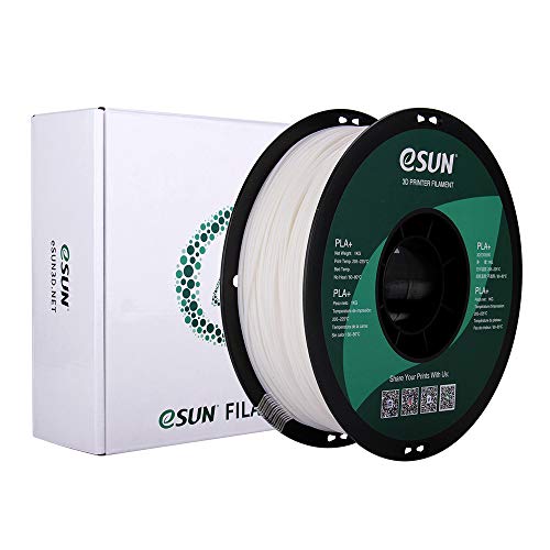 eSUN PLA PRO (PLA+) 3D Printer Filament, Dimensional Accuracy +/- 0.03mm, 1kg Spool, 1.75mm, Warm White - color: Warm White
