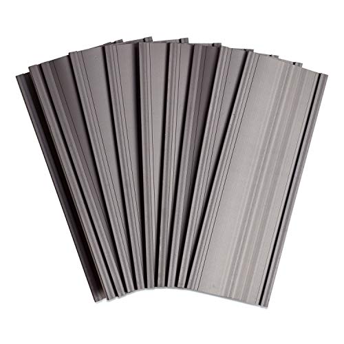 U Brands Magnetic Label Holders, 6" x 2", 10 Pack, Black - size: 6" X 2, style: 10 Pack