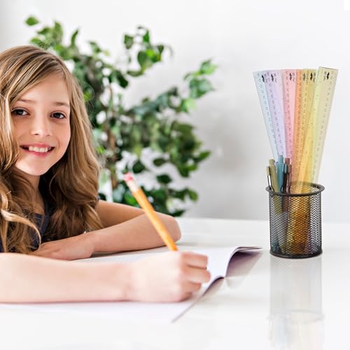 Mr. Pen- Plastic Ruler Set, 6 Pack, 12 Inch, Pastel Colors - color: Pastel, size: 12 inch, 6 Pack