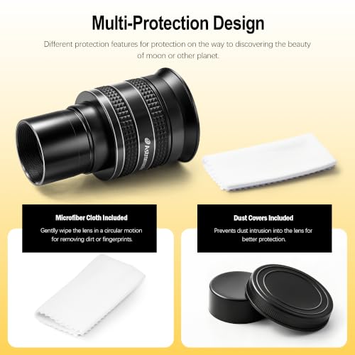 Astromania Telescope Eyepiece 15mm, Wide Angle 58° Planetary Eyepiece 1.25" - size: 15MM